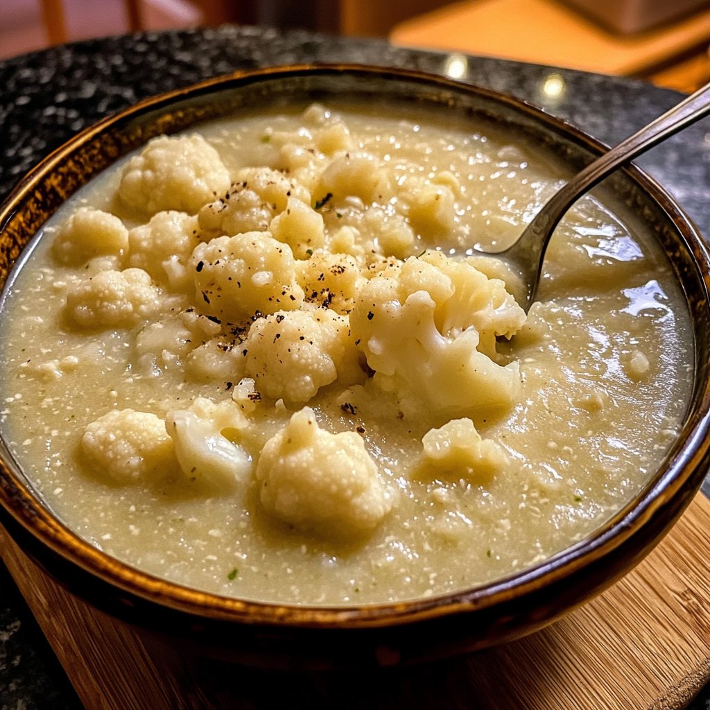 Blumenkohlsuppe vegetarisch