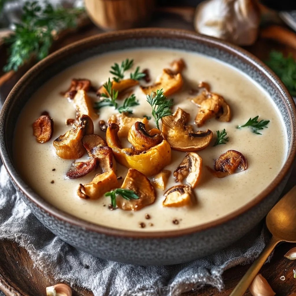 Pfifferlingcremesuppe