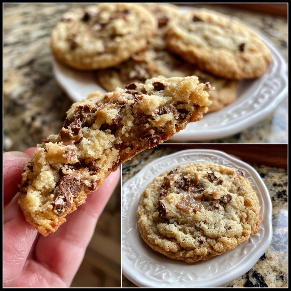Cookies mit Karamellstückchen