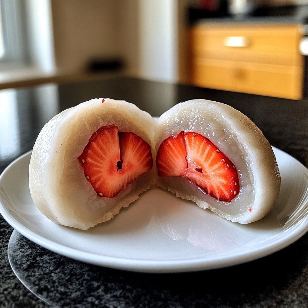 Erdbeer-Mochi