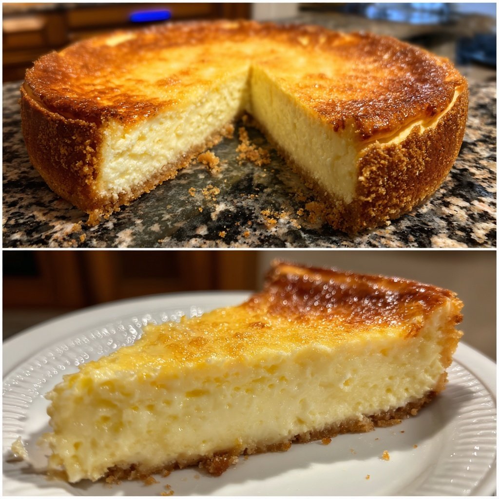 Käsekuchen klassisch gebacken