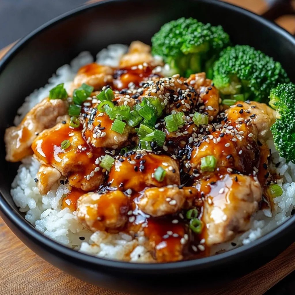 Gesundes Chicken Teriyaki mit Brokkoli und Reis – So lecker!