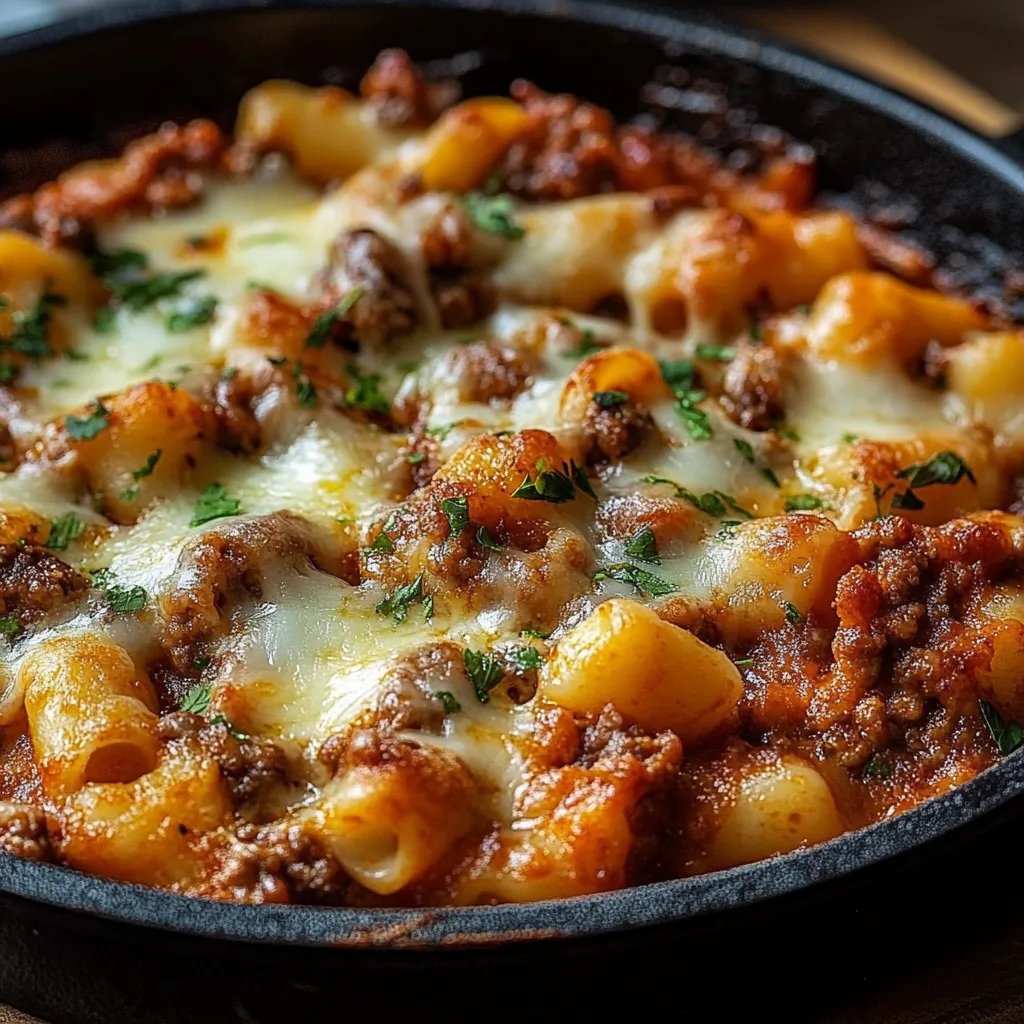 Cheesy Bolognese Gnocchi Bake