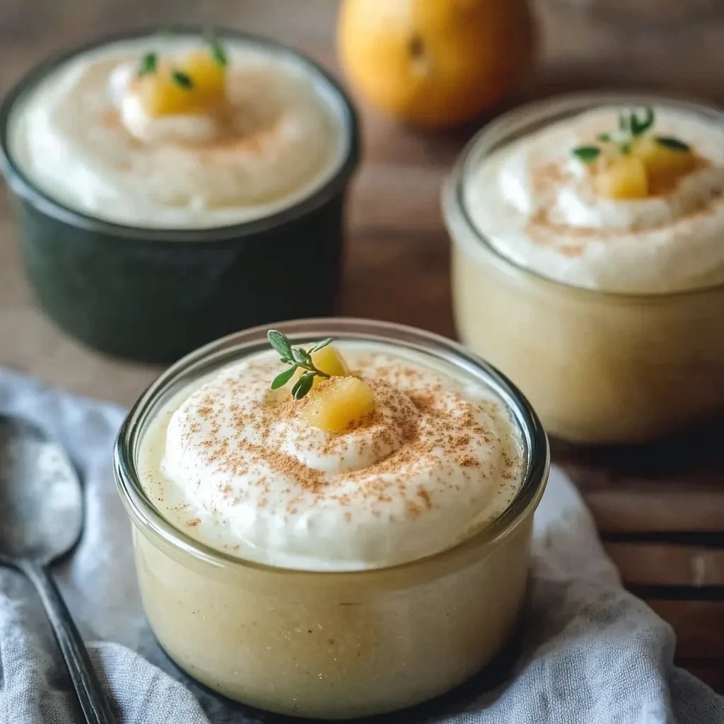 Zimtcreme mit Apfelmus