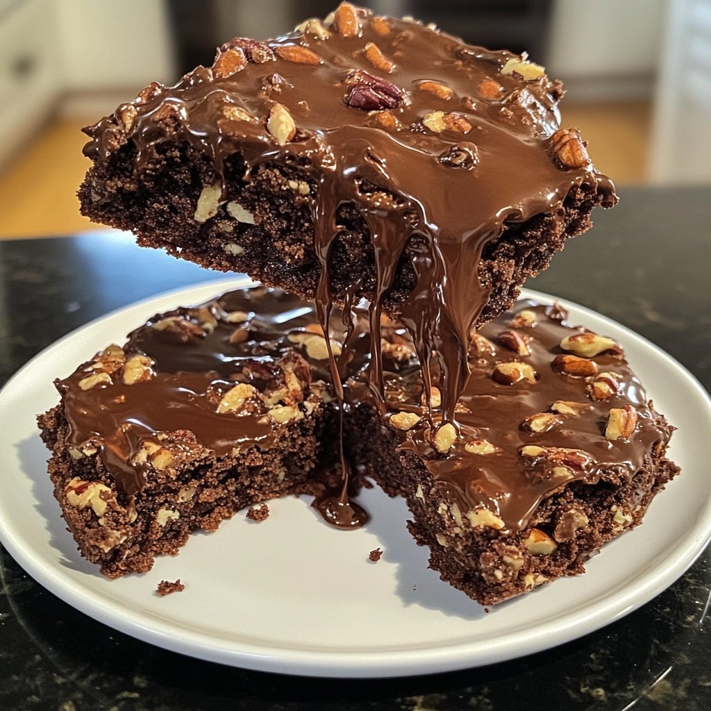 Fudgy Chewy Browkies (Brookies)