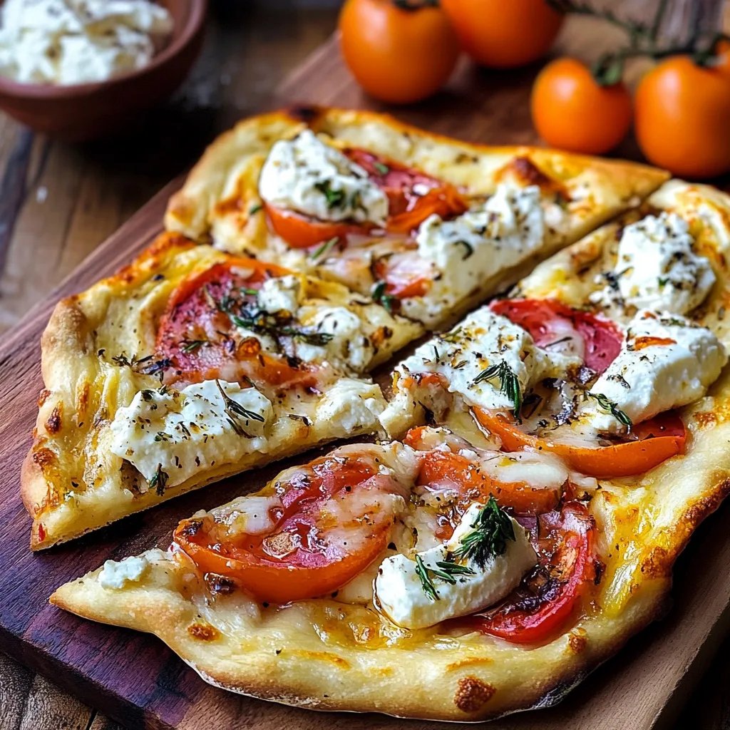 Kürbis-Flammkuchen mit Feta